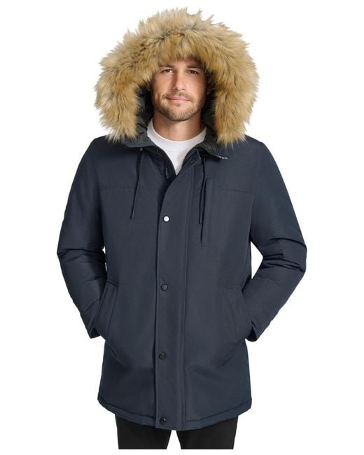 Calvin Klein Blue Outerwear Jacket,navy,medium for men