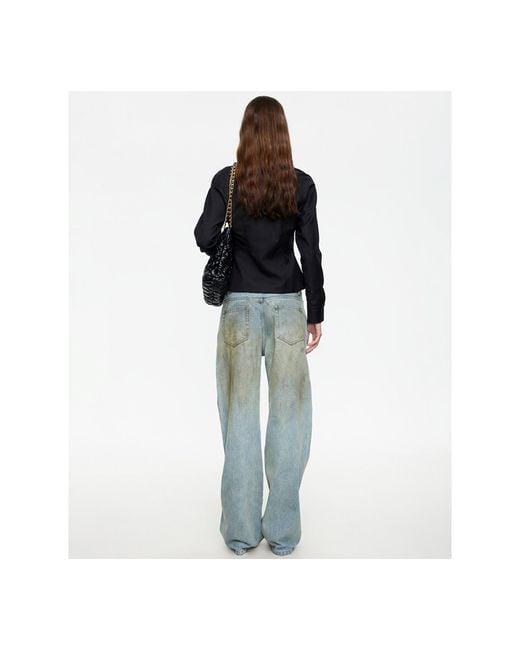 Lioness Blue Form Button-front Jacket