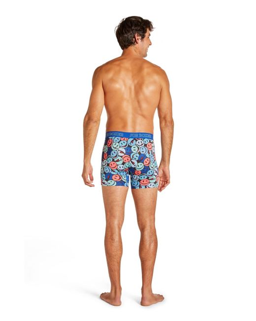 Joe Boxer Blue 4-pack Micro Mesh Boxer Brief for men