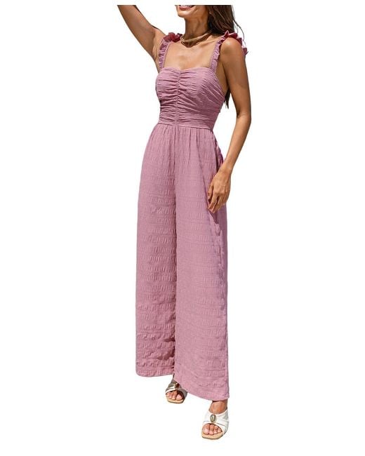 CUPSHE Pink Soft Focus Jumpsuit