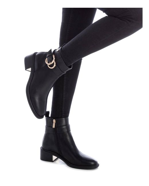 Xti Black Casual Booties
