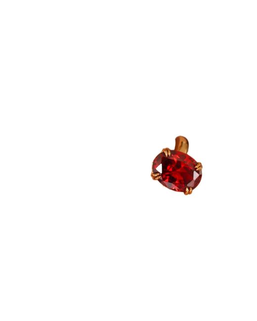 Retro Chic White Cherry Glow Ring