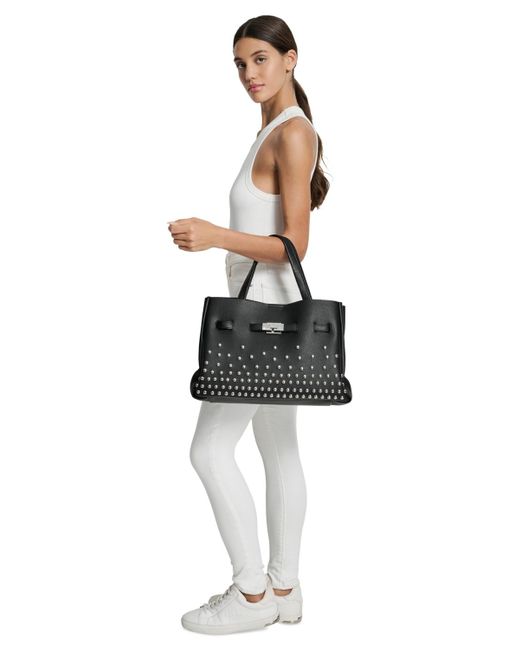 DKNY Black Bryar Large Satchel Handbag