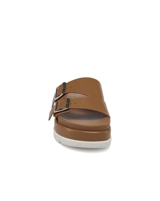 J/Slides Brown Bianca Sandal