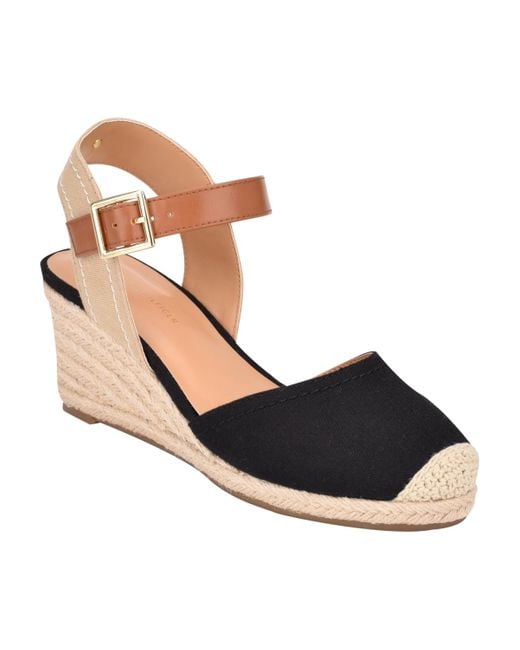 Tommy Hilfiger Blue Nilsa Classic Close Toe Wedge Sandal