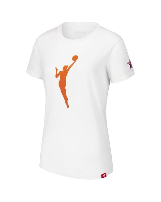Sportiqe White 2024 Wnba All-star Game Premium Arcadia T-shirt