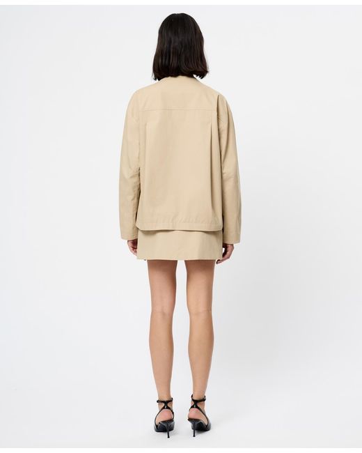 French Connection Natural Double Breasted Jacket