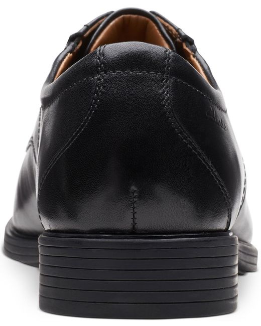 Clarks Black Whiddon Pace Oxfords for men