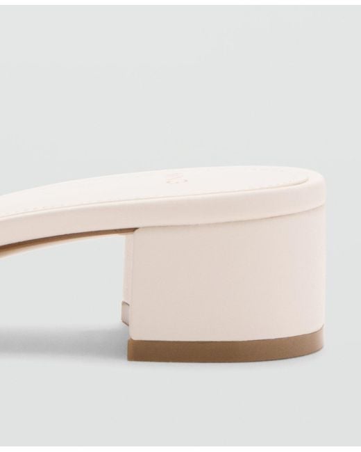Mango Natural Strap Block-heel Sandals