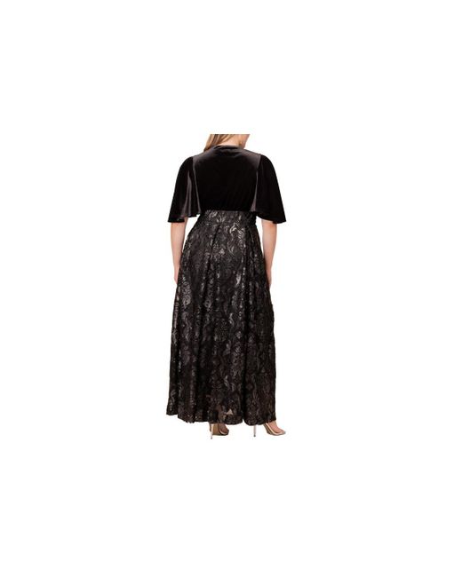Kiyonna Black Plus Size Radiant Opulence Evening Gown