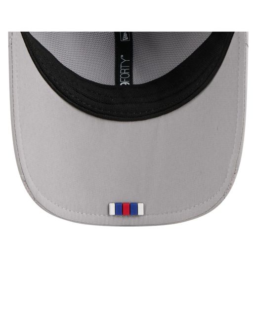 KTZ Gray New York Giants 2025 Sideline M-crown 9forty Adjustable Hat for men