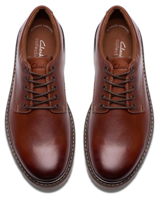 Clarks Weltridge Low Dress Casual Derby Shoe in Brown for  display picture 3