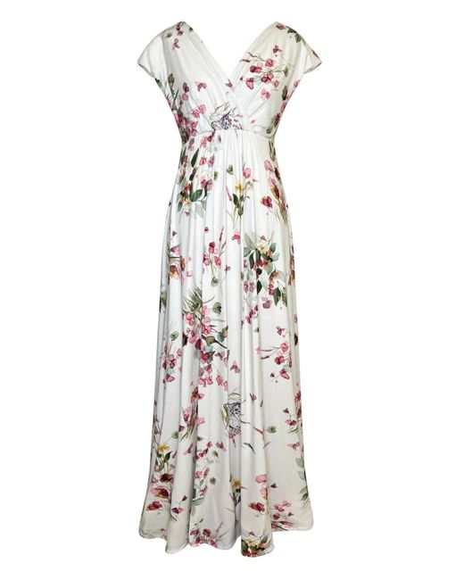 Alie Street London White Sophia Maxi Dress