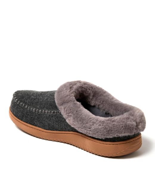 Dearfoams Gray Baro Energy Return Clog House Shoe Slipper for men