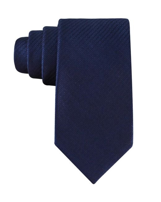 Calvin Klein Blue Dalmas Unsolid Solid Classic Tie for men