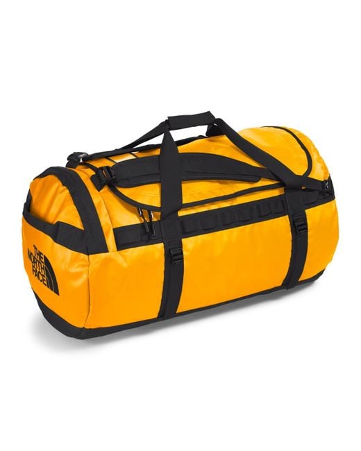 The North Face Yellow Base Camp Duffle Bag for men