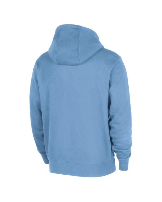 Nike Blue Memphis Grizzlies 2025/26 Authentic Practice Club Pullover Hoodie for men