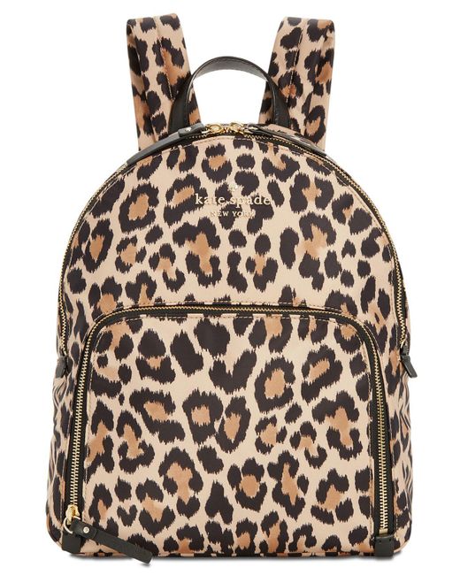 Kate Spade Multicolor Watson Lane Leopard Hartley Small Backpack