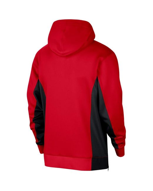 Nike Red Houston Rockets 2023/24 Authentic Showtime Full-zip Hoodie for men