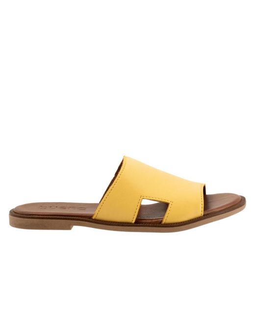 BUENO Yellow Hendrix Sandal
