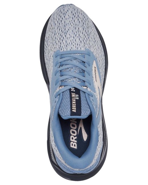 Brooks Blue Gts 24 Running Sneakers From Finish Line