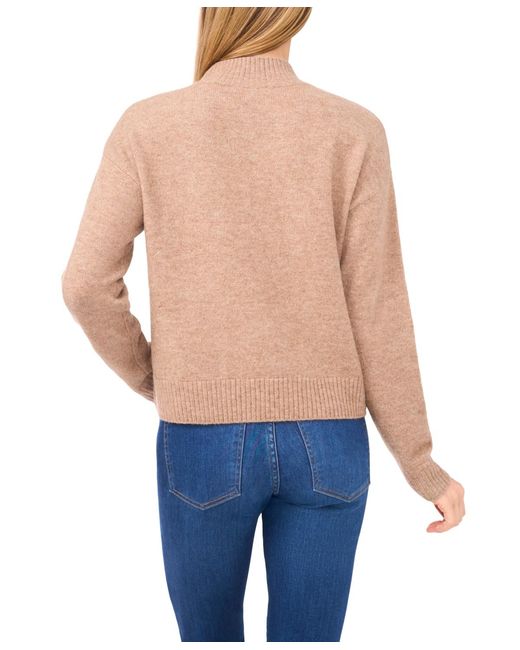 Cece Blue Button Detail Sweater