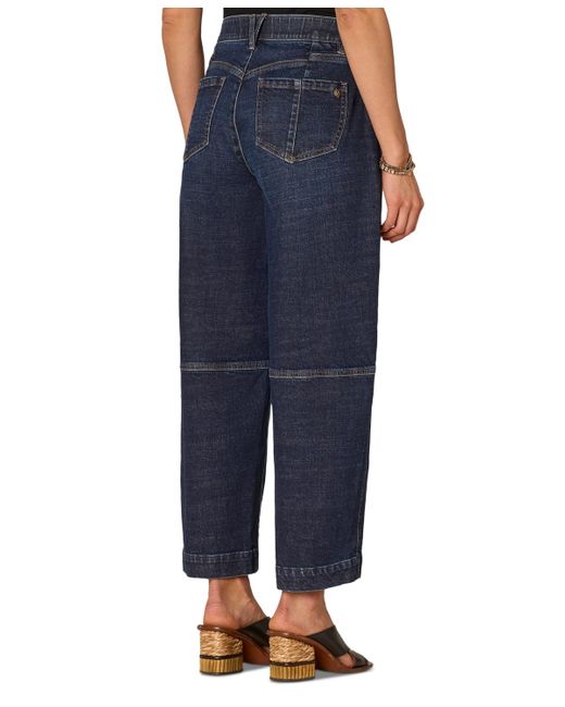Democracy Blue Absolution Skyrise Relaxed Barrel-leg Jeans