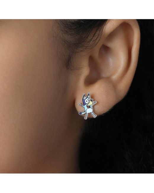 Bluey Metallic 4-pack Stud Earrings Set