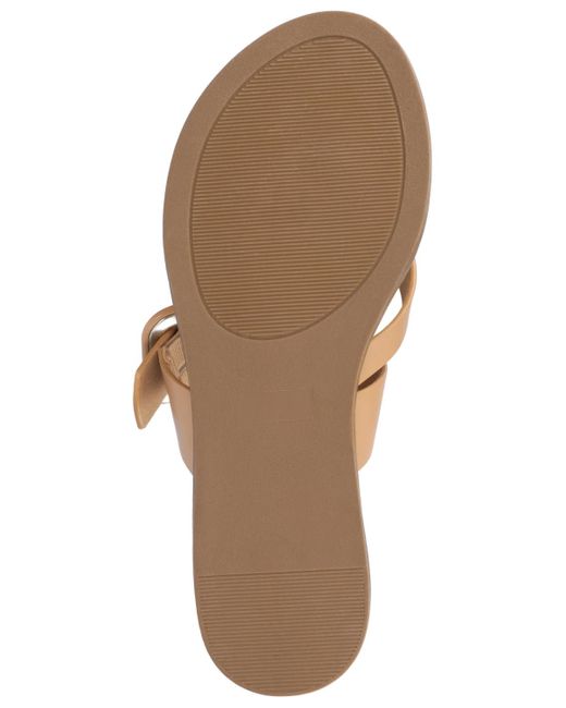 Journee Collection White Layra Strappy Buckle Flat Sandals