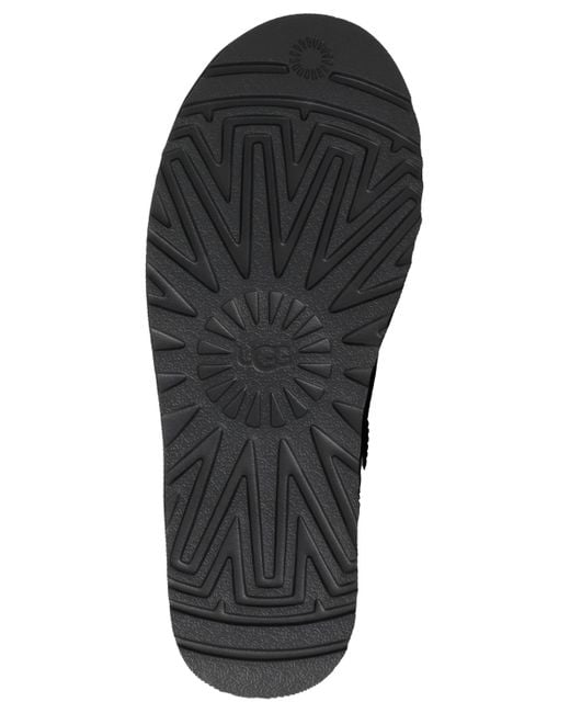 Ugg Black Classic Micro Pull Tab Booties