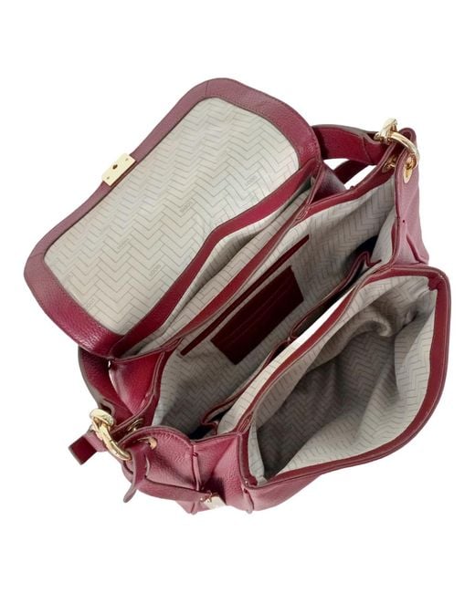 Lodis Red Eclipse Large Shoulder Bag
