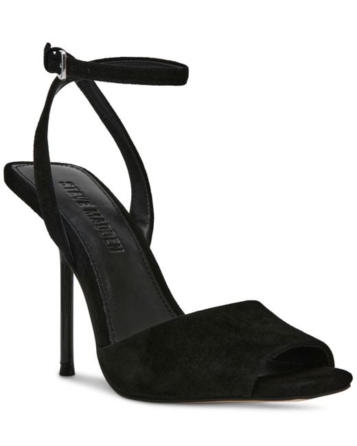 Steve Madden Black Lilac Two-piece Dress Sandals