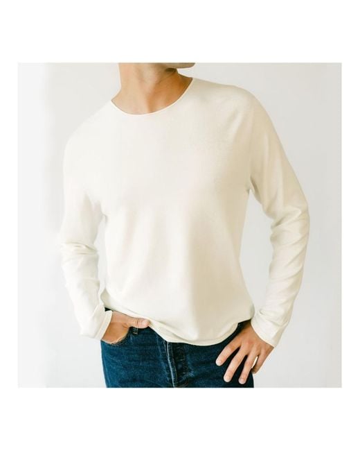 NoNetz White Men S Moisture Wicking Long Sleeve Sweater – Made for men