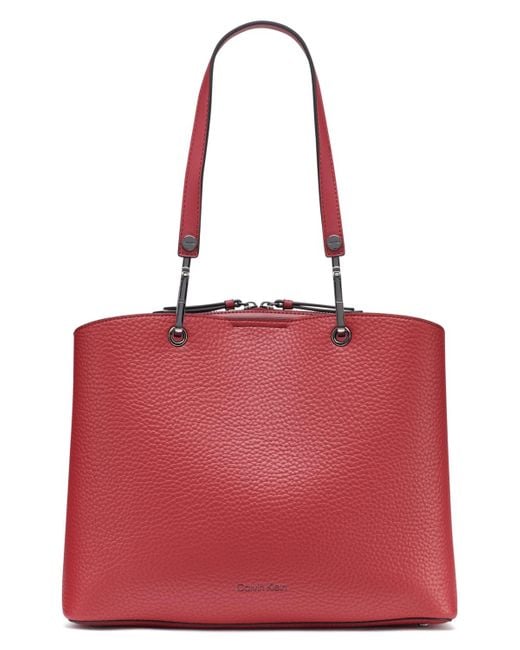 Calvin Klein Red Garnet Mini Tote Bag