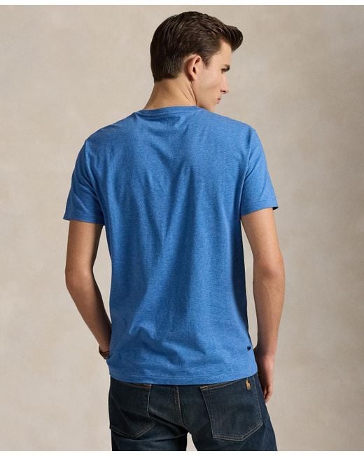 Polo Ralph Lauren Blue Classic Fit Crew Neck T-shirt for men