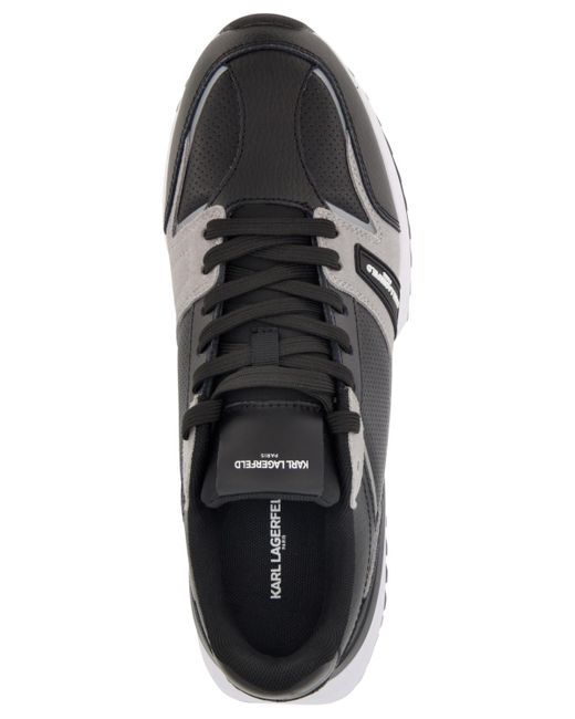 Karl Lagerfeld Leather Runner On Two Tone Sole Shoes for Men | Lyst