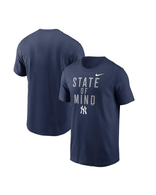 New York Yankees Nike MLB T-Shirt - Medium Grey Cotton