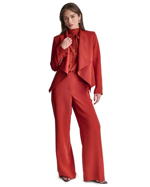 BCBGMAXAZRIA Open-front Collared Jacket