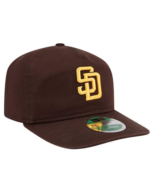 KTZ Brown San Diego Padres Team 19twenty Adjustable Hat for men