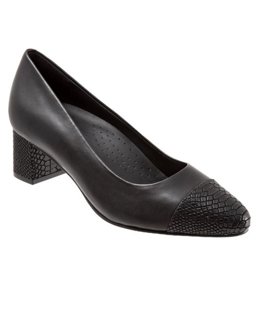 Trotters Black Kiki Pump