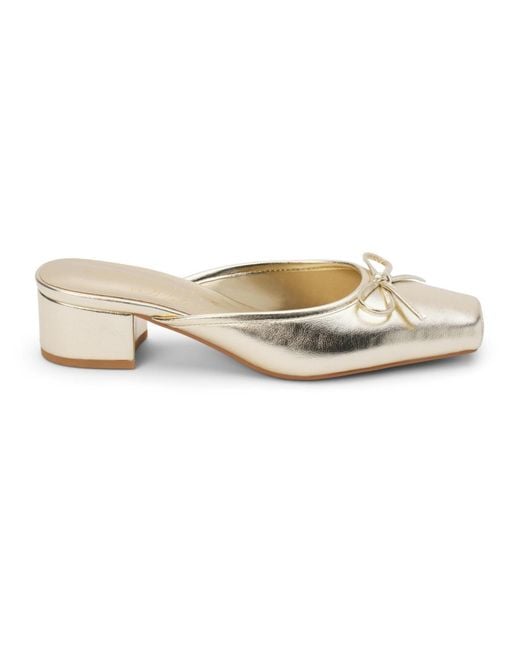 Matisse White Geneva Mule