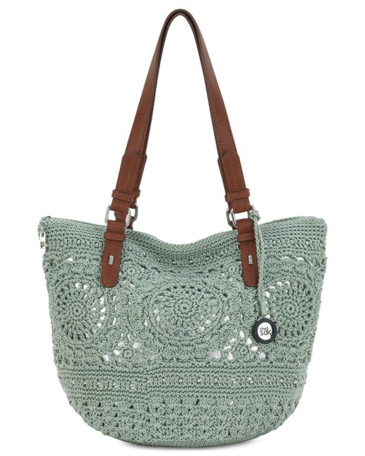 The Sak Green Silverwood Crochet Tote, Created For Macy's