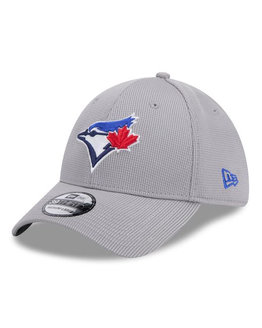 KTZ Gray Toronto Blue Jays Active Pivot 39thirty Flex Hat for men