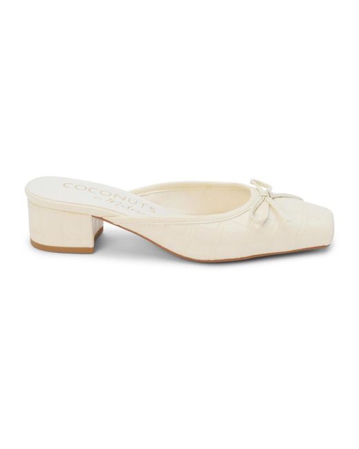 Matisse White Geneva Mule