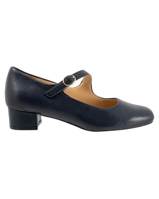 Trotters Blue Desna Pump