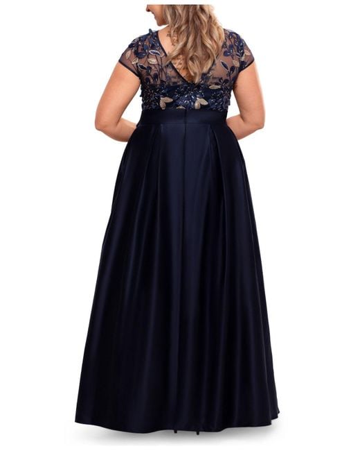 Xscape plus deals size gown