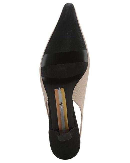 Sam Edelman White Bianka Slingback Kitten-heel Pumps