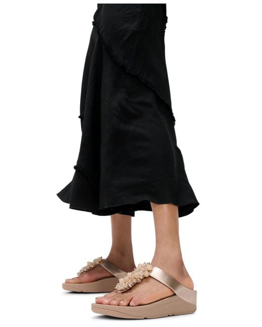 Fitflop Multicolor Fino Bauble-bead Toe-post Sandals