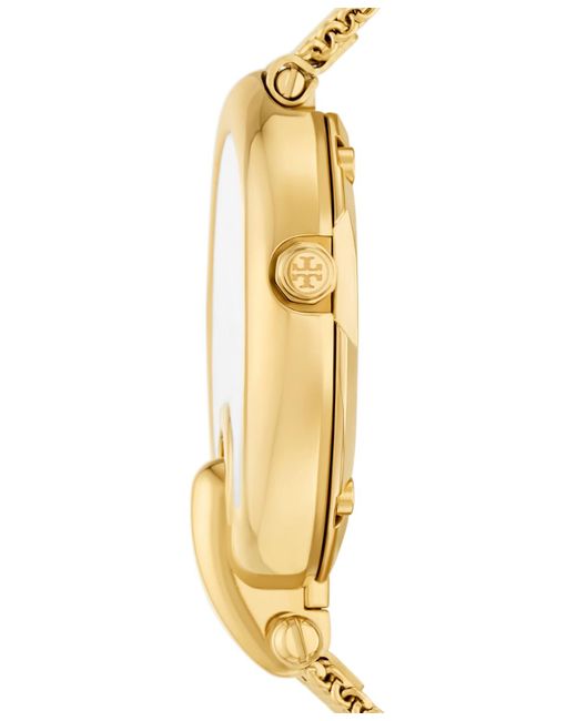 Tory Burch Metallic The Pierced Small Quartz Two-hand Stainless Steel