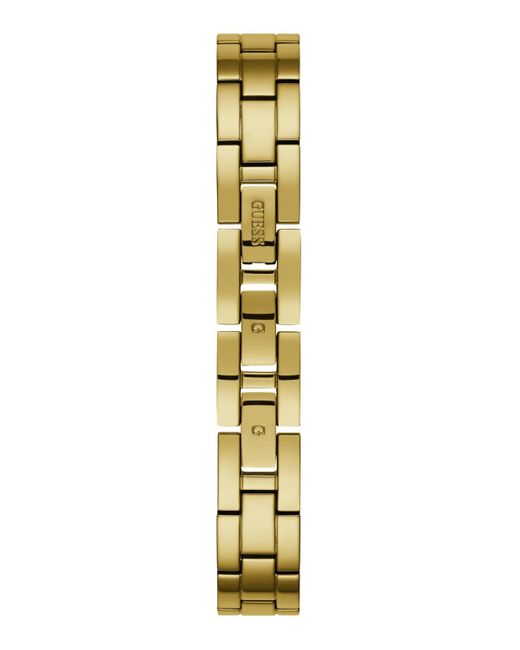 Guess Metallic Analog Tone Stainless Steel Watch 34 Mm